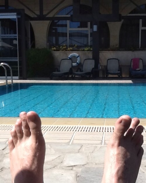 The view from the end of my lounger 