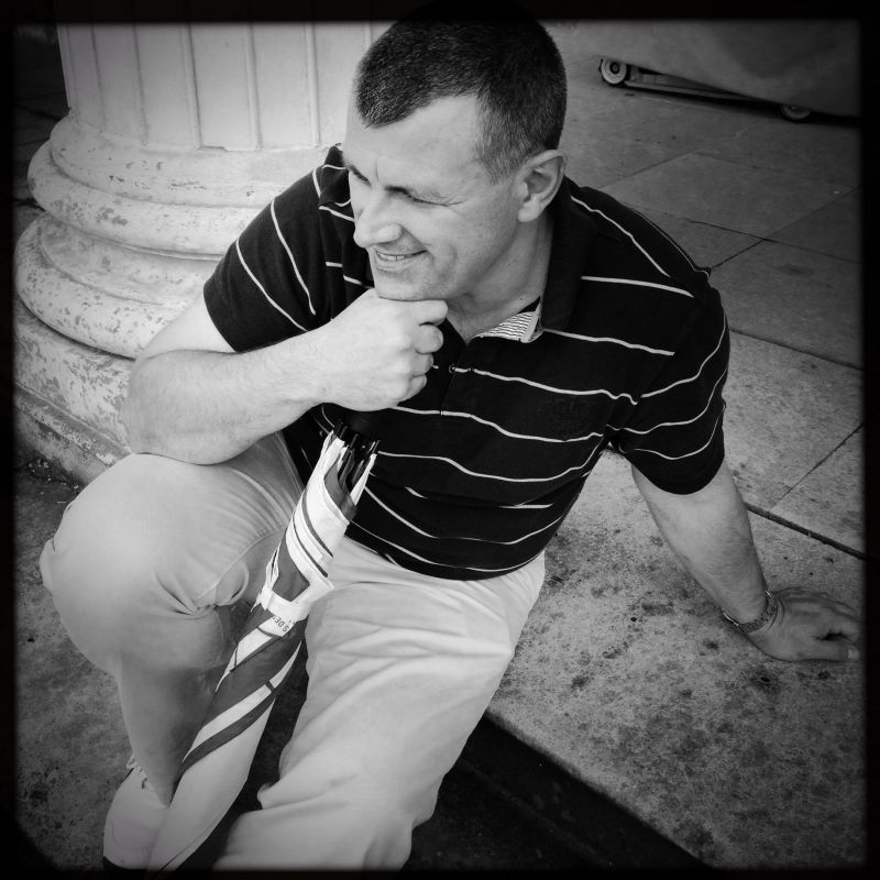 Richard and I posing ala Patrick Lichfield at Shugborough Hall