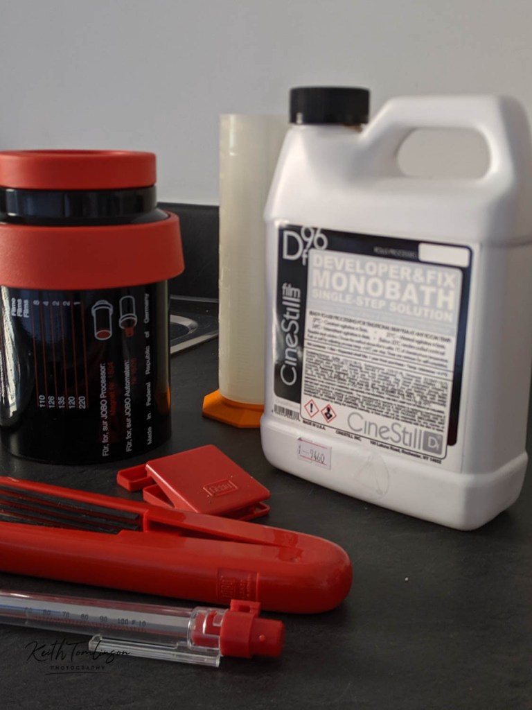 A photo of my home developing set up with Df96