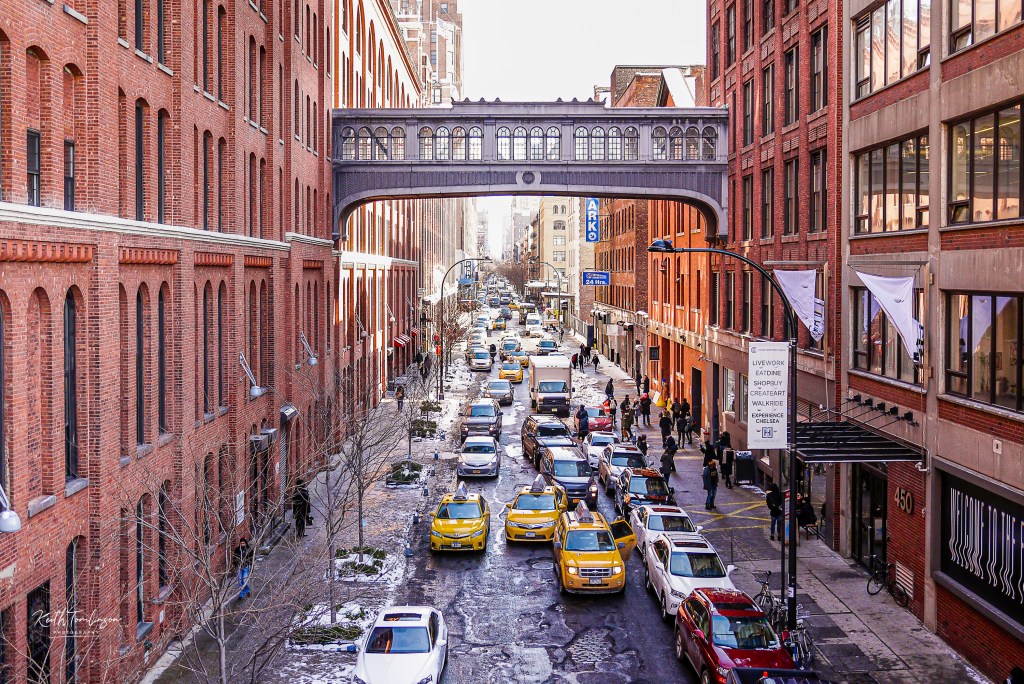 A photo of downtown Manhattan from the High Line