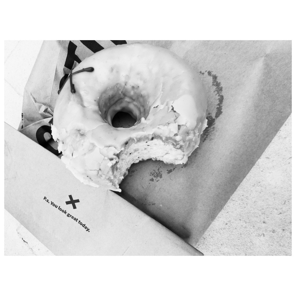 All this talk of photography and I share a photo of my donut - neat huh!