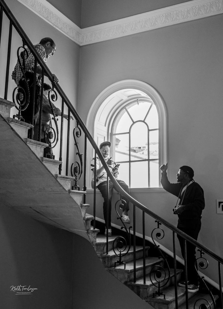 I did bump into Benjamin later in the day and he was busy taking some portraits